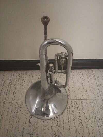 Pre-owned Vintage FE Olds&Son Ultratone Valve/Rotor Mellophone Intrnatnl Sale