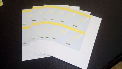 20 COMPACT DISC CD JUKEBOX LABELS PERFORATED TO PRINT ON A4 CARDS TITLE STRIPS