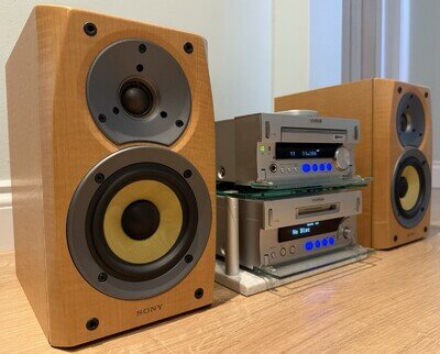 Sony HiFi Separates Stereo Stack System Speakers & Remote
