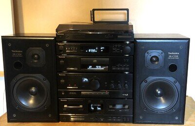 Technics SU-X102 Hi-Fi Stereo Separates Stack System + Speakers - Working