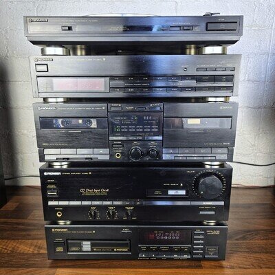 Pioneer A-X350 HiFi Stereo Stack System CD, Tape, Turntable, Tuner, Amplifier