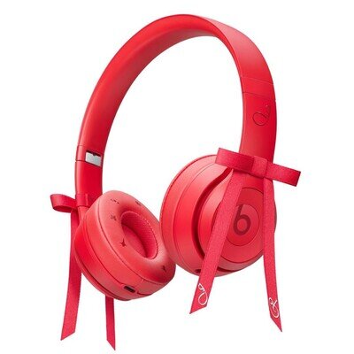 New Beats Solo 4 JENNIE Special Editio Wireless On-Ear Headphones Citrus Red JP
