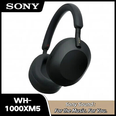 Sony WH-1000XM5 ANC Bluetooth Headphones - Hi-Res Audio, Clear Calls, Deep Bass