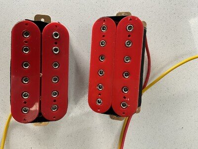 Unknown Brand Humbucker Set (RED)
