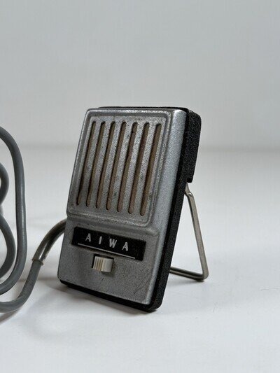 Awia Vintage Reel To Reel Recorder Microphone - Untested
