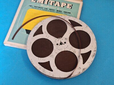 Recording Tape on 7 inch metal spool ~ EMI Type 65 ~ Used and untested