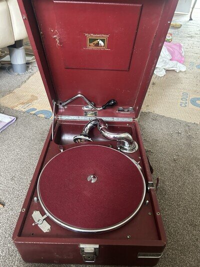 Vintage Wind-Up Record Players 1920-1930s Collectible