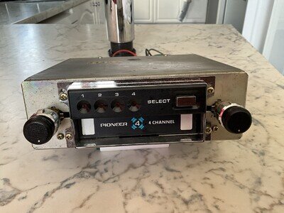 PIONEER QP-444 MEGA RARE 8 TRACK CAR PLAYER EXCELLENT CONDITION FULLY WORKING.