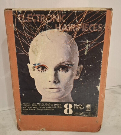 Mort Garson 8 track Cartridge tape. Electronic Hairpieces very rare with sleeve