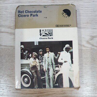 8 TRACK CASETTE TAPE. HOT CHOCOLATE. CICERO PARK. 8XSRAK 507. RAK/EMI DATE 1974