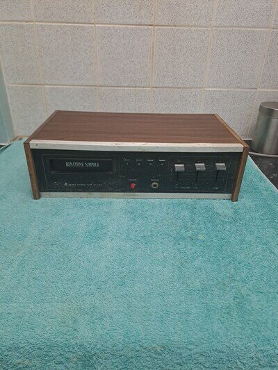Vintage Binatone Stereo 8-Track Stereo Player Amplifier -Plus 8 - 70s Tapes