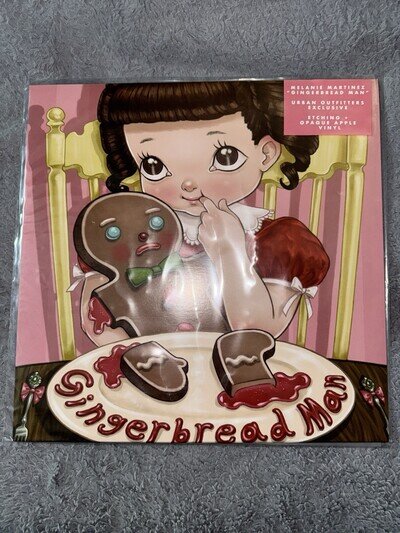 Melanie Martinez Gingerbread Man Etched Apple Red LP Vinyl UO Exclusive
