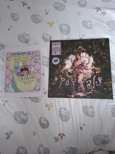 Melanie Martinez Portals 2023 Used Vinyl and Unofficial Cry Baby Colouring Book