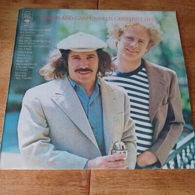 simon and garfunkel greatest hits vinyl record, album LP, 1972