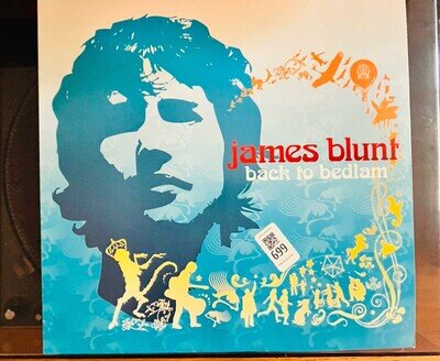James Blunt Back to Bedlam Delux Red vinyl, Excellent Condition