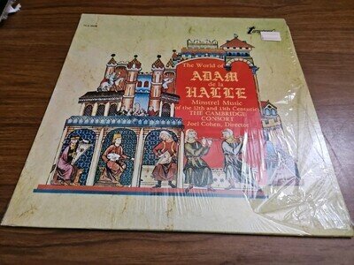 Joel Cohen - The World Of Adam De La Halle VG++ Original Turnabout Record 1972
