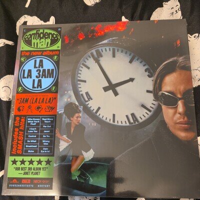 CONFIDENCE MAN - 3AM (LA LA LA) Black Vinyl LP New Not Sealed