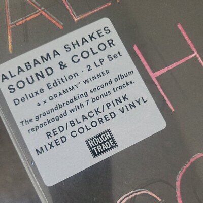 Sound & Color by Alabama Shakes (Record, 2021) Deluxe Edition red/black/pink