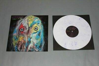 Eine LP von Dinosaur JR., Sweep it into Space + signed ART Cover