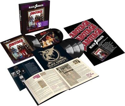 Black Sabbath : Sabotage VINYL Super Deluxe 12" Album with 7" Single 5 discs