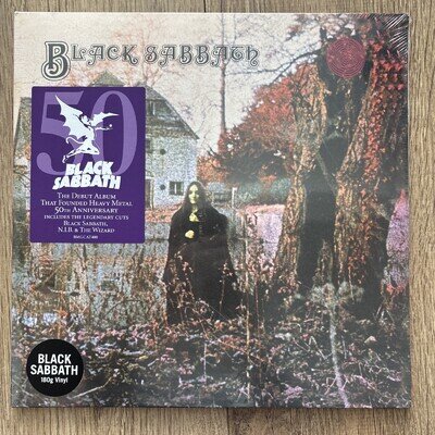 Black Sabbath Black Sabbath S/T 50th Anniversary Ed Vinyl LP Mint New Sealed