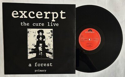 THE CURE. EXCERPT. THE CURE LIVE. 12" VINYL 45 EP. POLYDOR 881 448-1. 1984.DUTCH