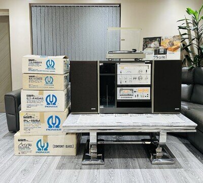 High End Pioneer SA-5500ii HiFi Separates Stereo Stack System Speakers Cabinet