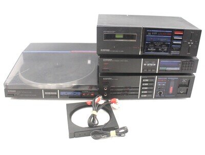PIONEER Hi-Fi System Inc Cassette Deck, Tuner, Amp & Turntable For SPARES - W66