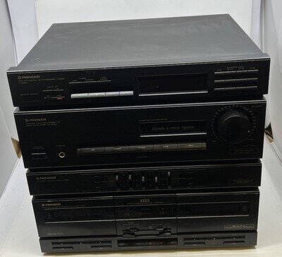 Pioneer XD-Z62T Multi CD Cassette Stack System With F-Z92L Tuner