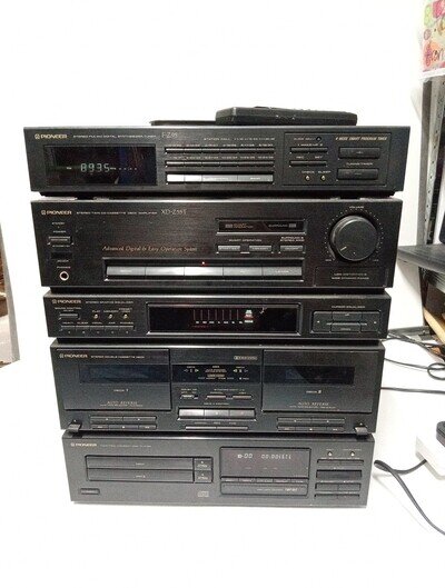 Pioneer XD-Z55T Twin CD Cassette Deck Stack System F-Z95 Tuner