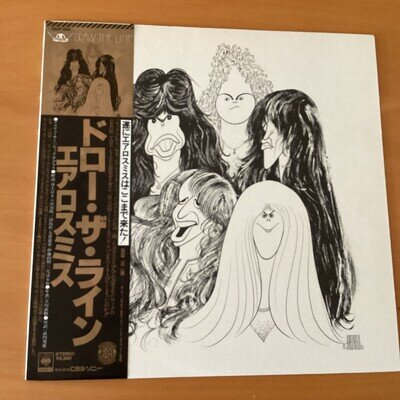 AEROSMITH DRAW THE LINE JAPAN LP OBI 25AP-848
