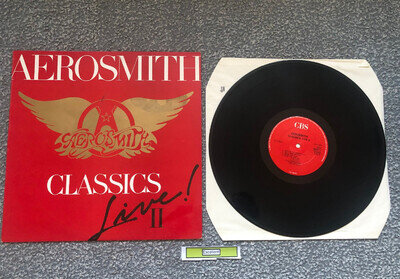Aerosmith Classics Live ! II 2 - 12" Vinyl Record - Excellent Condition