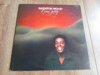 BRENTON WOOD - COME SOFTLY LP 1977 INSERT JAPAN PROMO NEAR MINT