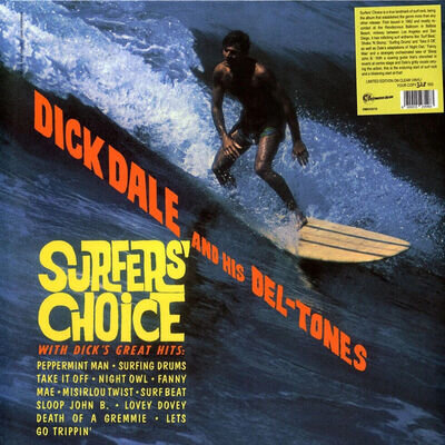 Dick Dale And His Del-Tones Surfers' Choice LP Destination Moon ltd clear vinyl