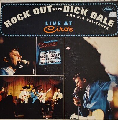 Dick Dale- Rock Out With Dick Dale & His Del-Tones VINYL LP (1965) U.S Pressing