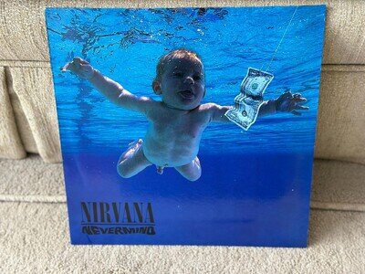 NIRVANA - NEVERMIND - 1ST PRESS LP (1991) UPSIDE DOWN INNER - VG/VG+