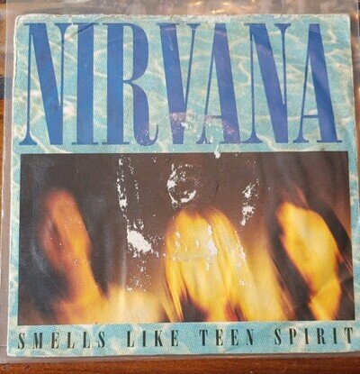 Nirvana - Smells Like Teen Spirit - UK Rare 7" Vinyl - DGCS5 1991 - Play Tested