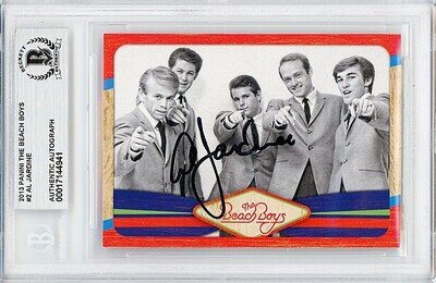 2013 -BEACH BOYS- AL JARDINE Beckett BAS Signed/Autograph/Auto Panini Music Card