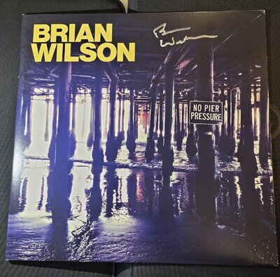 Brian Wilson Signed No Pier Pressure Album Vinyl LP Autograph The Beach Boys 3