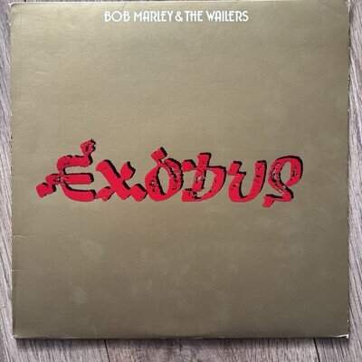 Bob Marley & The Wailers Exodus 1977 1st UK Press Vinyl LP EX/EX- Embossed Cover