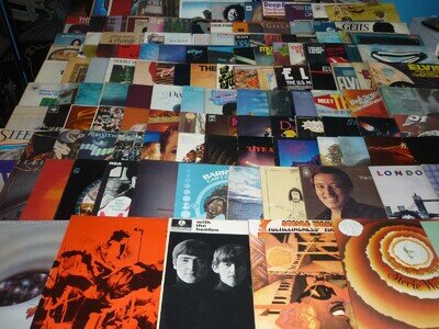 VINYL LPs 70s 60s ROCK POP COMBINED POSTAGE RECORD COLLECTION JOB LOT