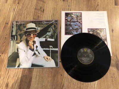 ELTON JOHN “GREATEST HITS” 1974 UK VINYL LP DJLPH.442