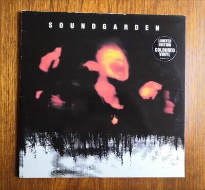 Soundgarden Superunknown double LP Blue Vinyl inc inserts 1994 Black Hole Sun