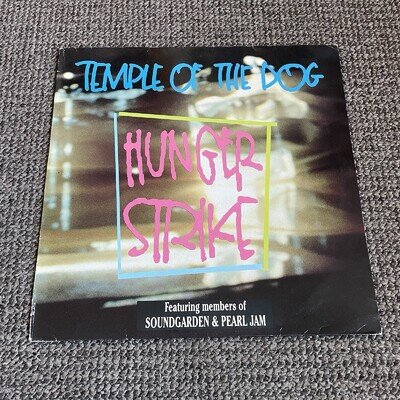 Temple Of The Dog – Hunger Strike 12" Single Vinyl Record FIRST UK Pressing 1992