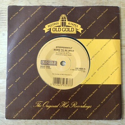 Steppenwolf: Born To Be Wild / The Pusher 7" Single OG 9323