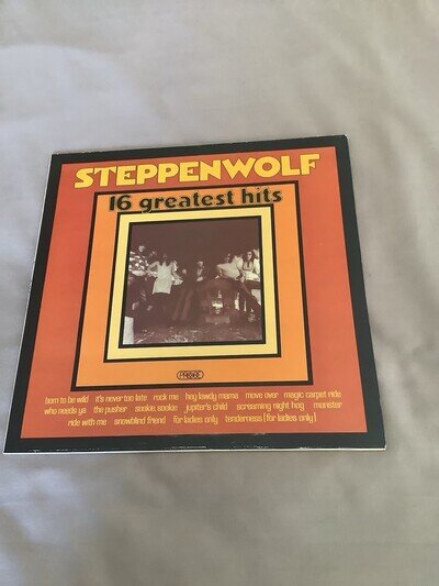 Steppenwolf Vinyl Lp “16 Greatest Hits” excellent clean condition