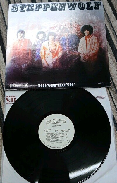steppenwolf Self Titled Dunhill D-50029 monophonic lp PROMO Near Mint to Ex+++