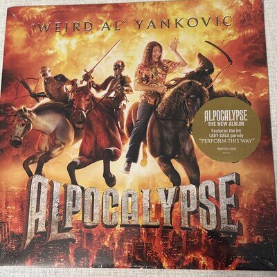 "Weird Al" Yankovic – Alpocalypse RARE Vinyl Record LP 2011 Comedy Parody Sealed