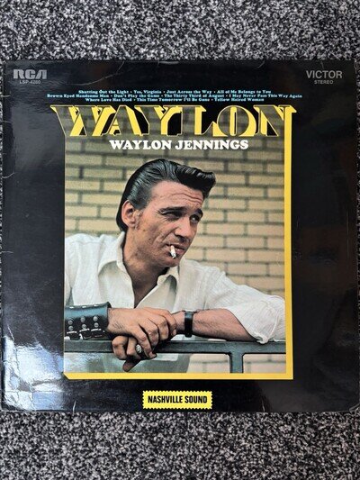 Waylon Jennings – Waylon LP 1970 RCA Victor LSP-4260 Stereo Nashville Sound
