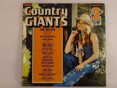 JIM REEVES / WAYLON JENNINGS COUNTRY GIANTS (2 DISCS) (374) 10 Track LP also Pic
